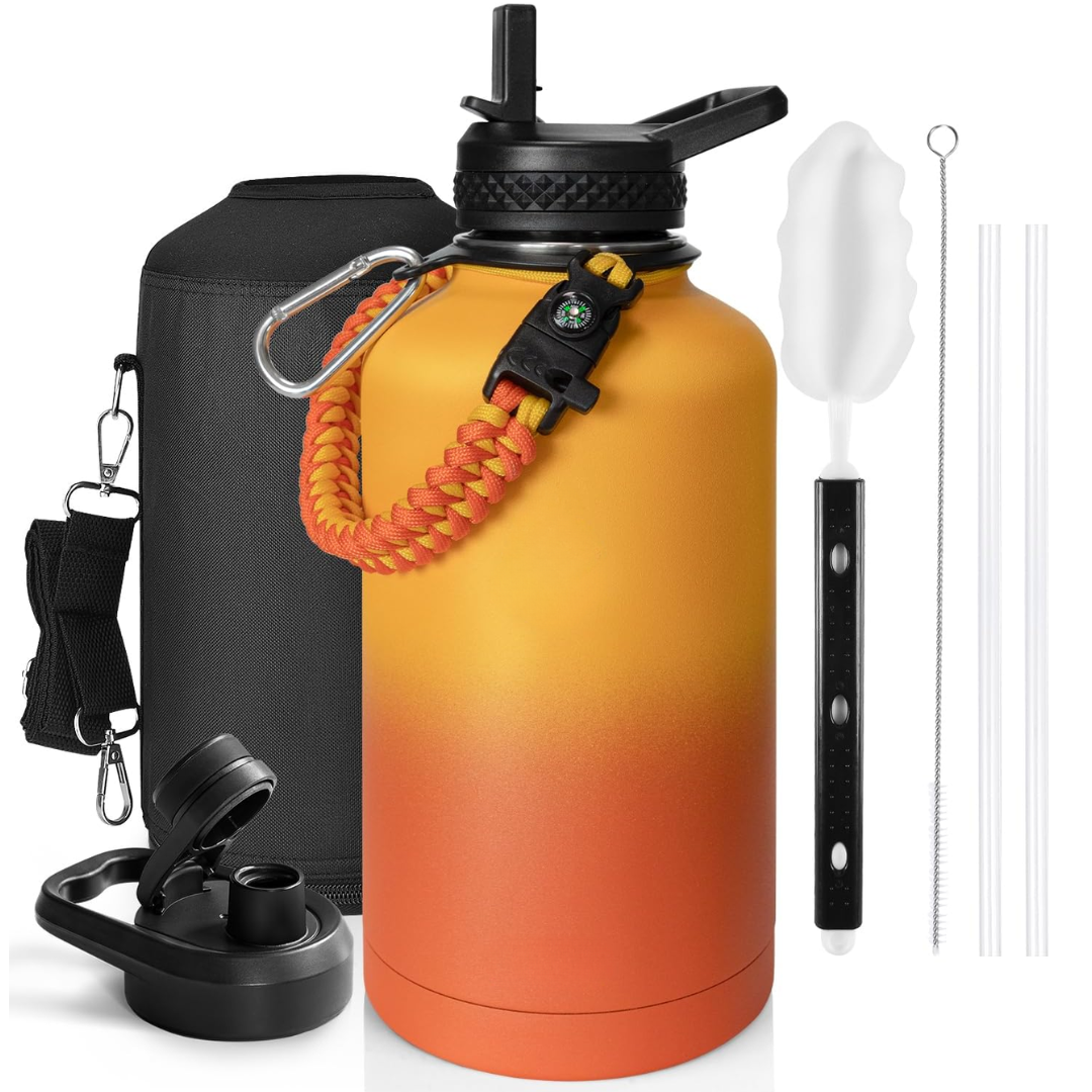 HydraPure – Duurzame Waterfles met Paracord Handvat