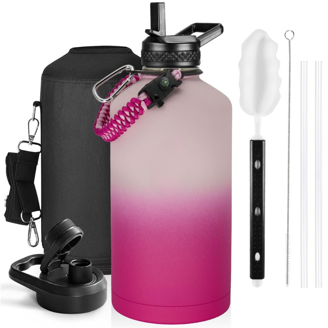 HydraPure – Duurzame Waterfles met Paracord Handvat