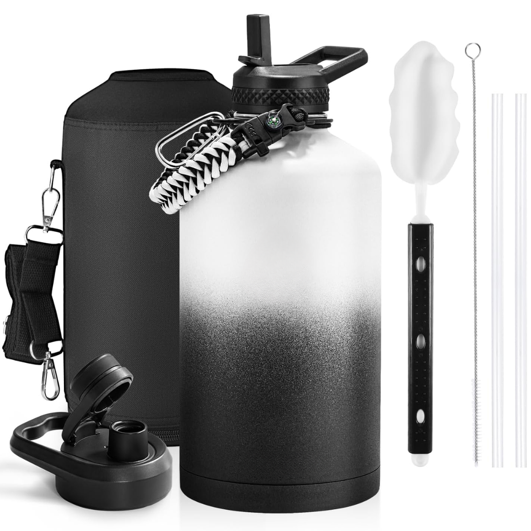 HydraPure – Duurzame Waterfles met Paracord Handvat