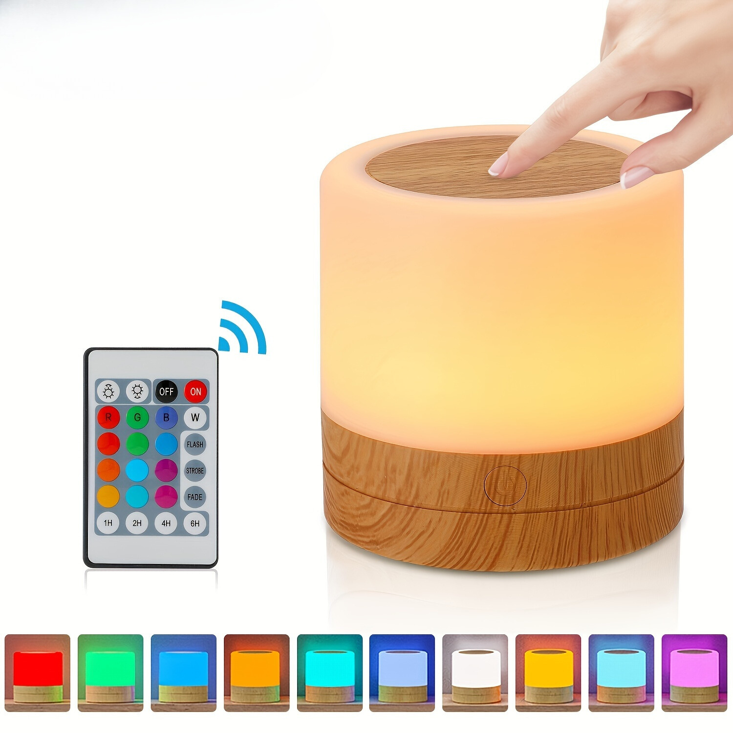 LightAura - RGB Touch Tafellamp met Afstandsbediening