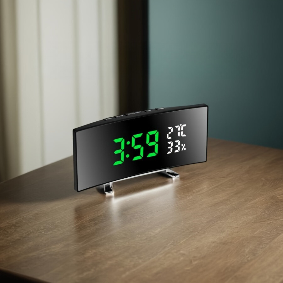 SmartClock - Slimme LED Wekker met USB-Functie