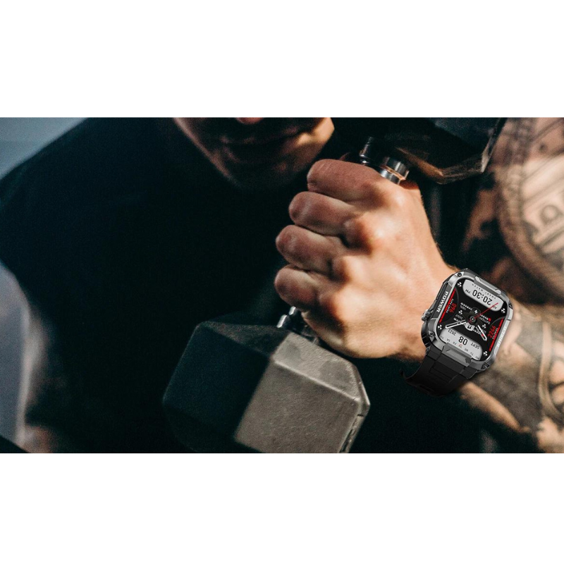 ForceGuard Watch – Militaire Kwaliteit Smartwatch voor Dagelijks Gebruik