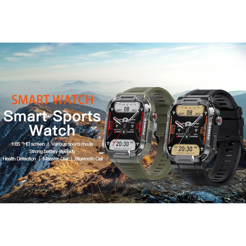 ForceGuard Watch – Militaire Kwaliteit Smartwatch voor Dagelijks Gebruik