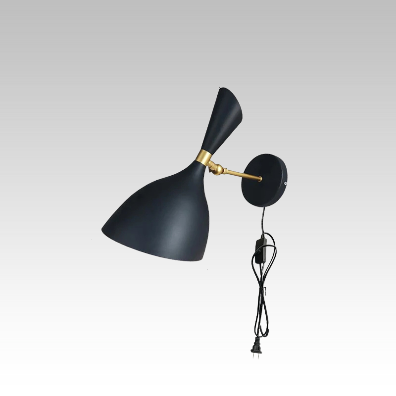 Luminous Haven – Industriële LED Bedlamp voor de Slaapkamer