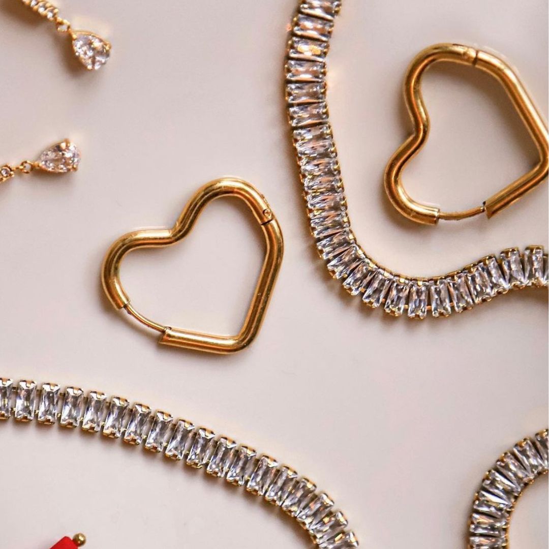 HeartLuxe Earrings - Elegante en Trendy Oorringen