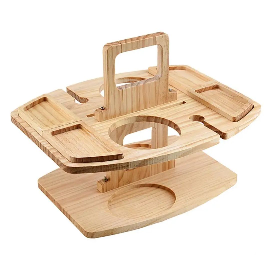 WineFold Table - Elegante Houten Opvouwbare Tafel voor Wijn