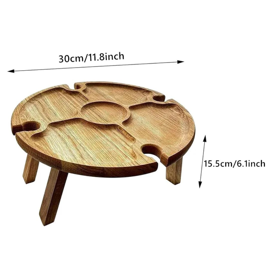 CheeseBoard Delights – Stijlvol Houten Picknick Accessoire