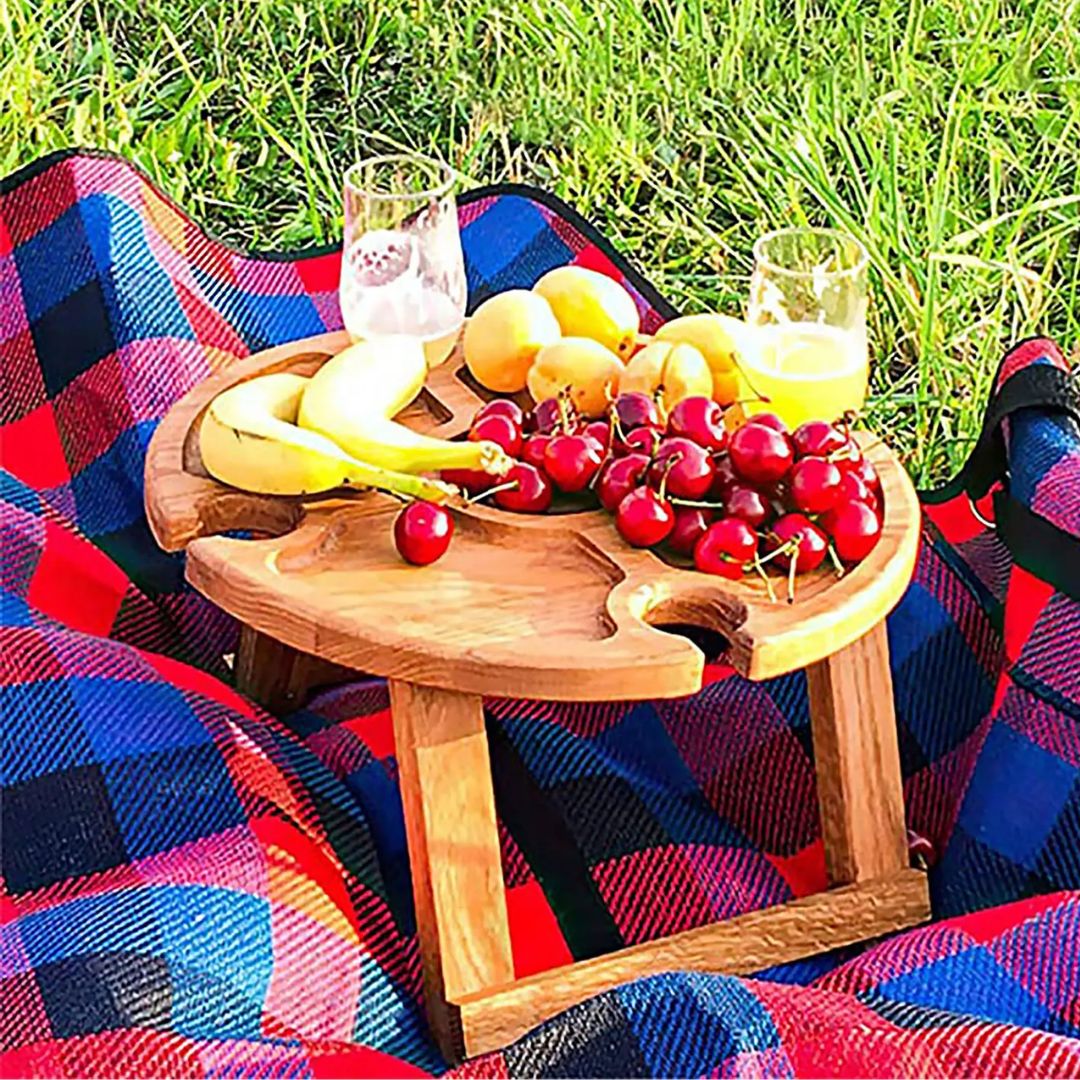 CheeseBoard Delights – Stijlvol Houten Picknick Accessoire