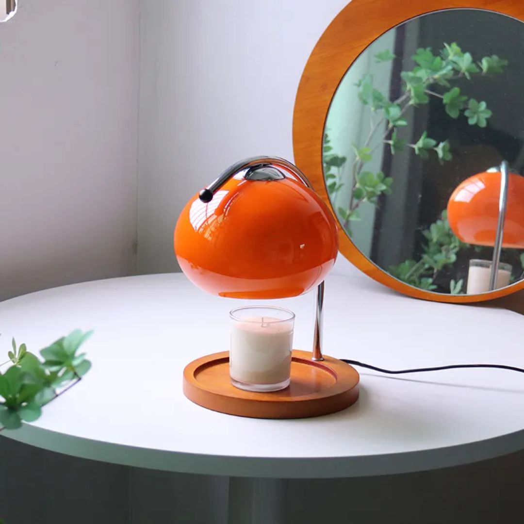 Alyssa Retro Table Lamp - Elegante Glazen Verlichting