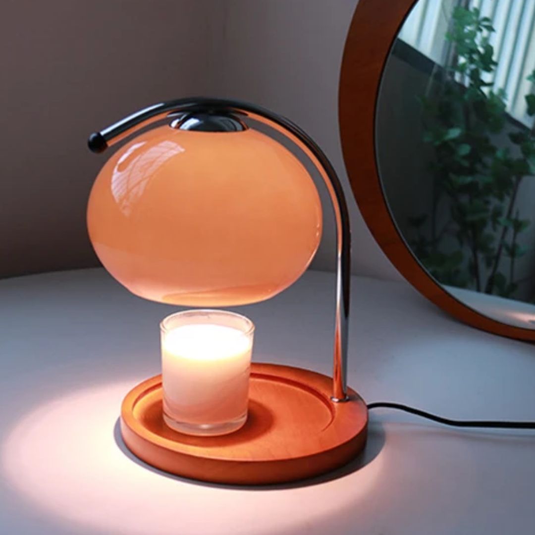 Alyssa Retro Table Lamp - Elegante Glazen Verlichting