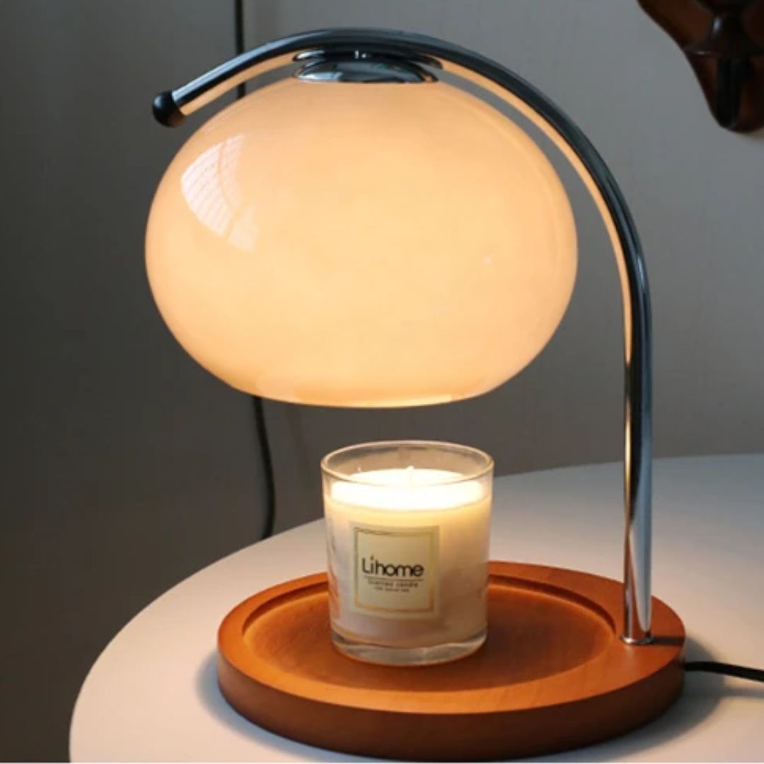 Alyssa Retro Table Lamp - Elegante Glazen Verlichting