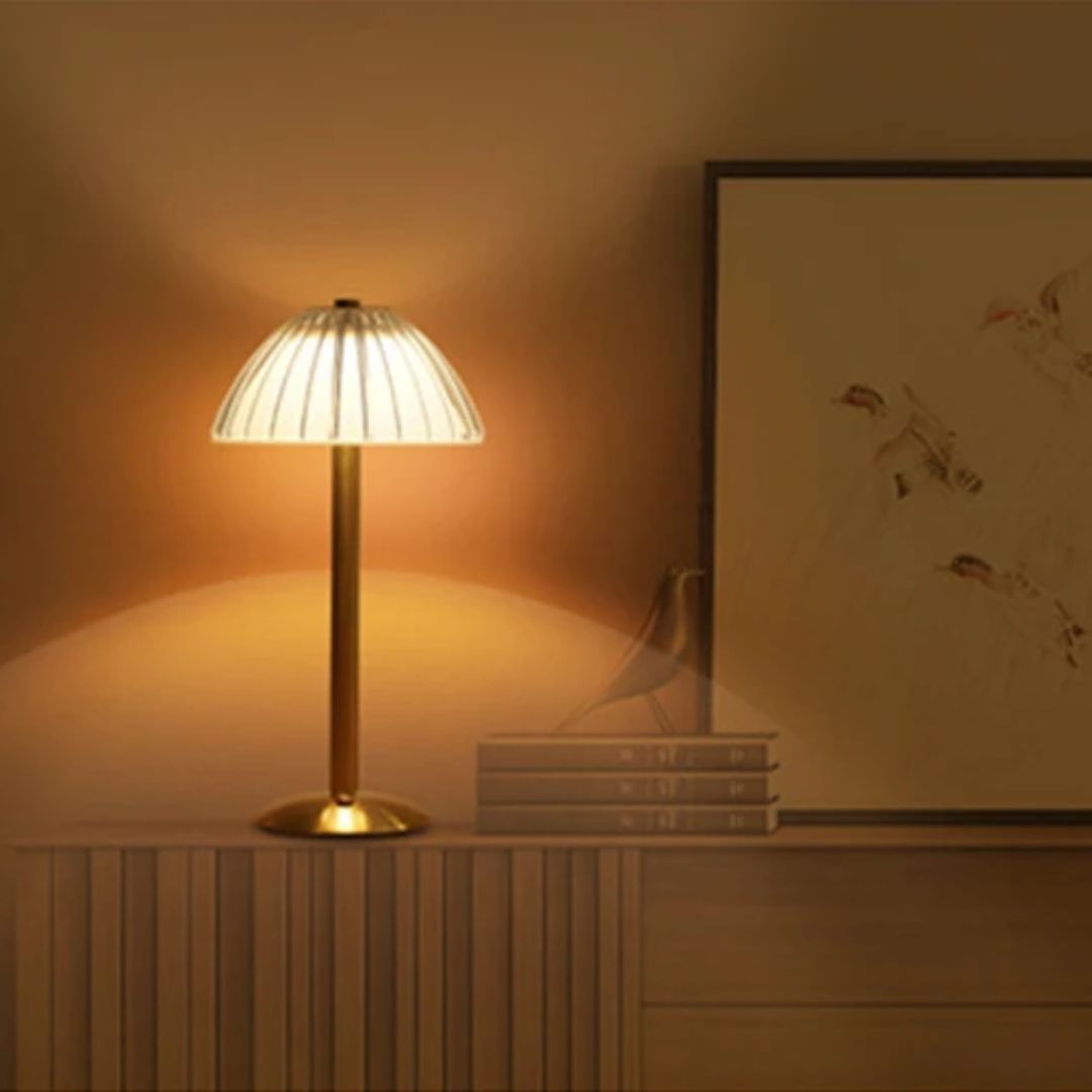Karina GlowDesk – Retro Oplaadbare Bureau Lamp