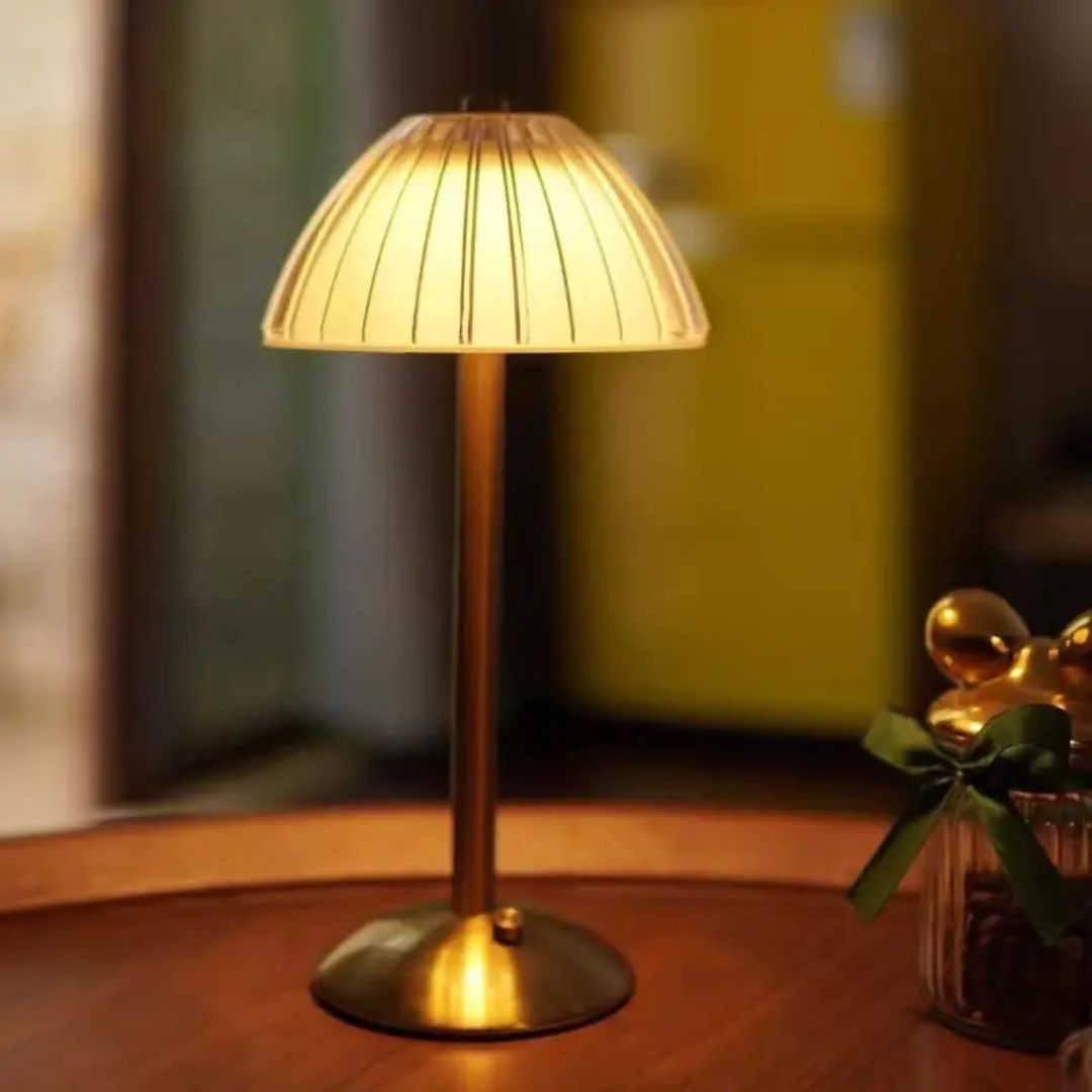 Karina GlowDesk – Retro Oplaadbare Bureau Lamp