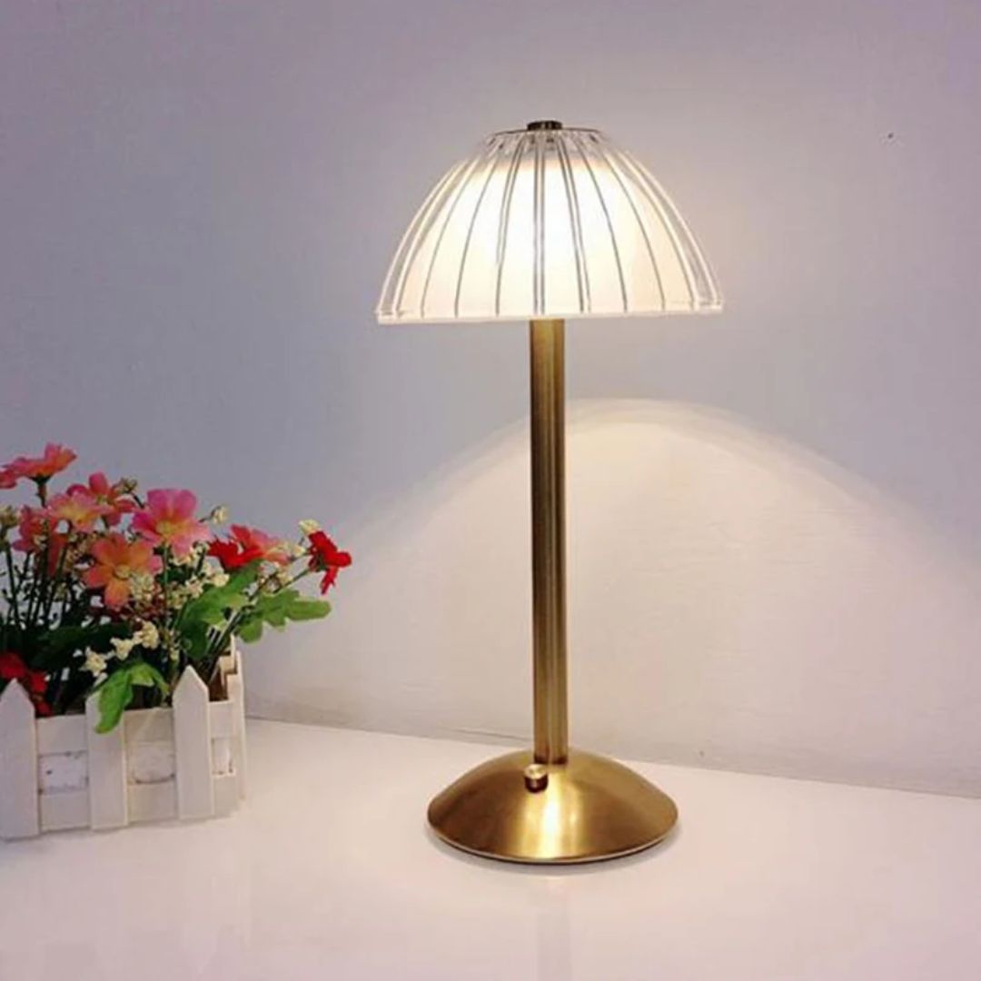 Karina GlowDesk – Retro Oplaadbare Bureau Lamp
