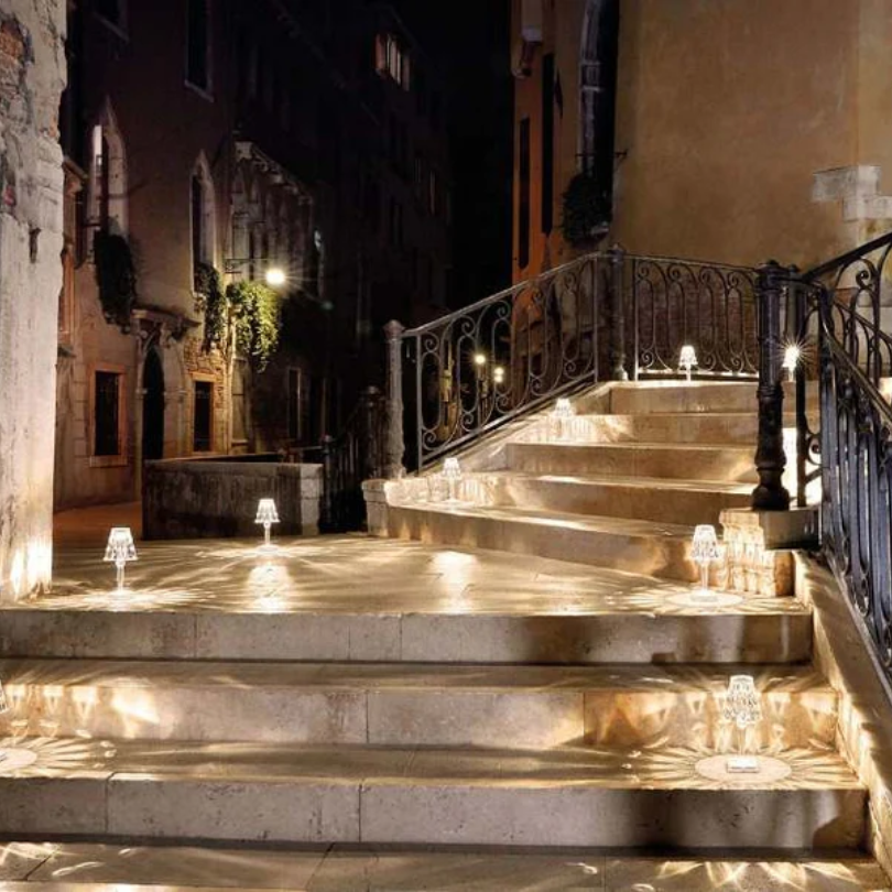 CrystalLuxe Table Lamp - Elegant Kristallen Tafelverlichting