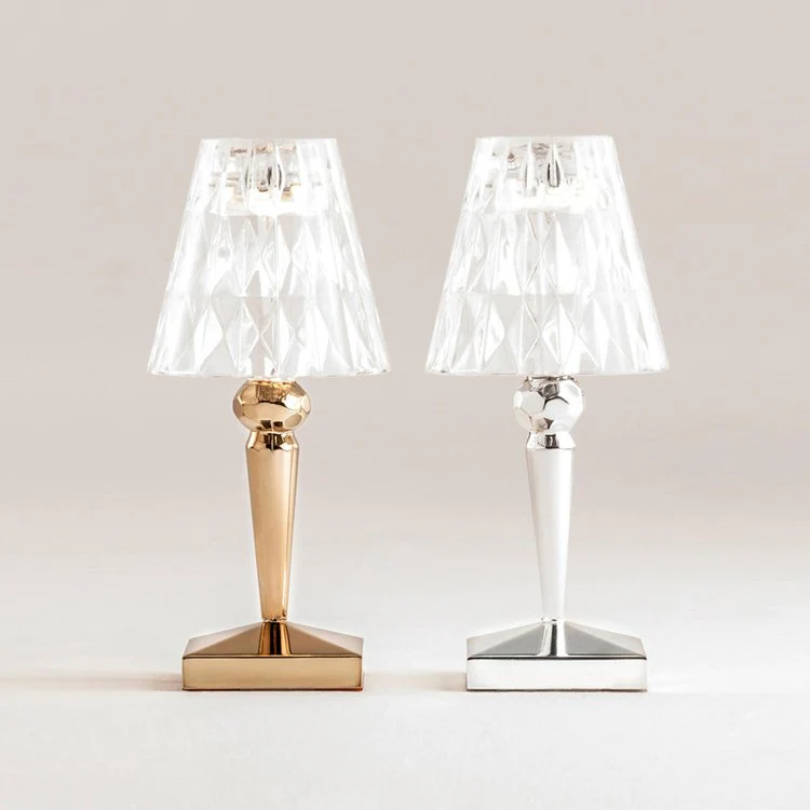 CrystalLuxe Table Lamp - Elegant Kristallen Tafelverlichting