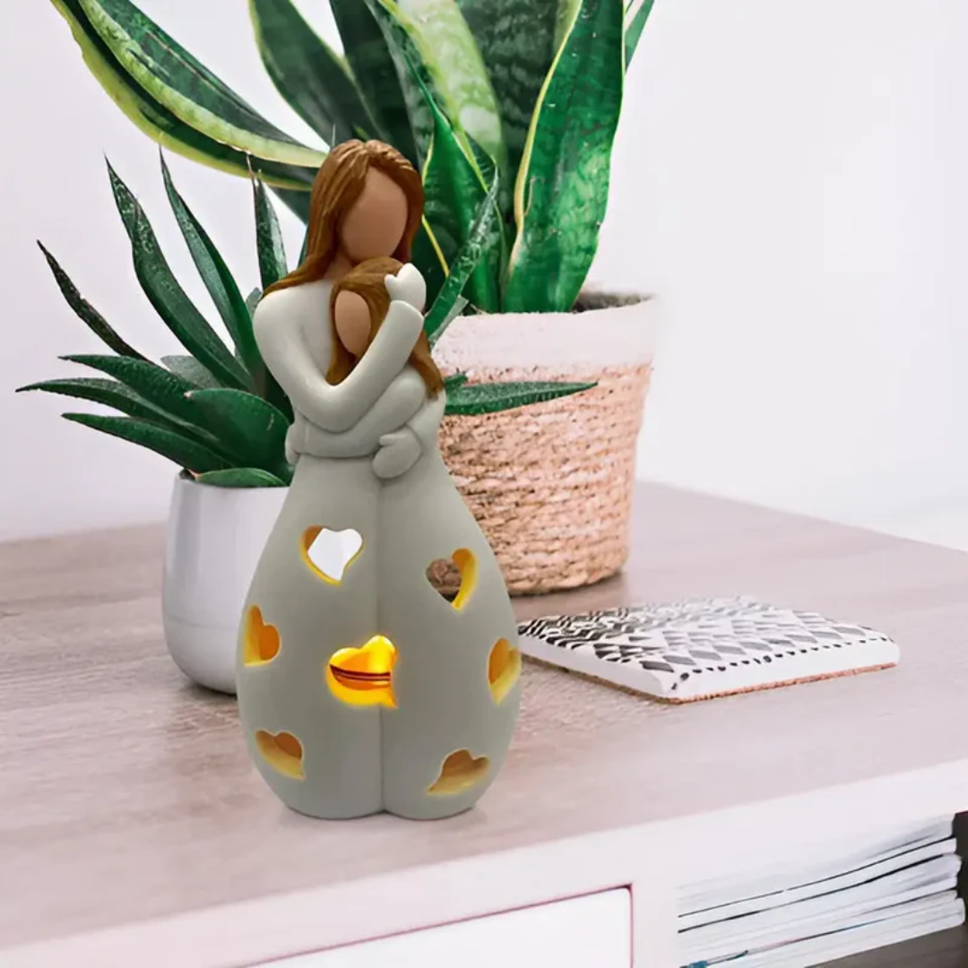 EternalBond - Stijlvolle Moeder en Dochter Kaarshouder