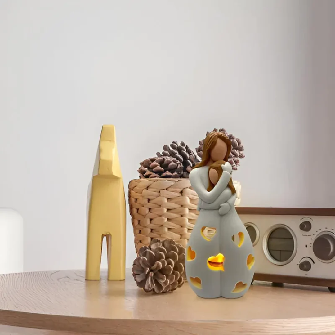 EternalBond - Stijlvolle Moeder en Dochter Kaarshouder