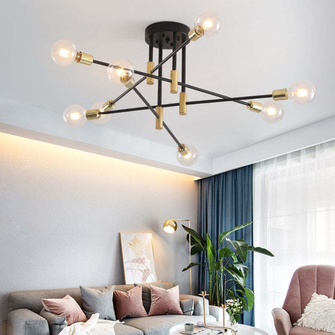 Lumière Royale – Luxe LED Plafondlamp voor Woonkamer