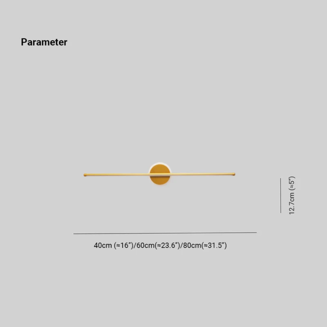 OpalGlow - Strakke LED Wandlamp voor Moderne Interieurs