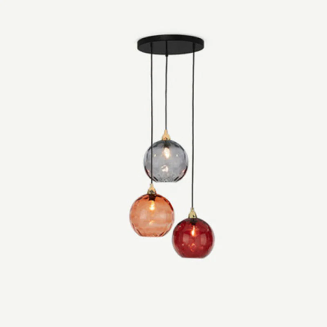 ClusterGlow - Elegante 3-Lamp Hanglamp voor Sfeerverlichting