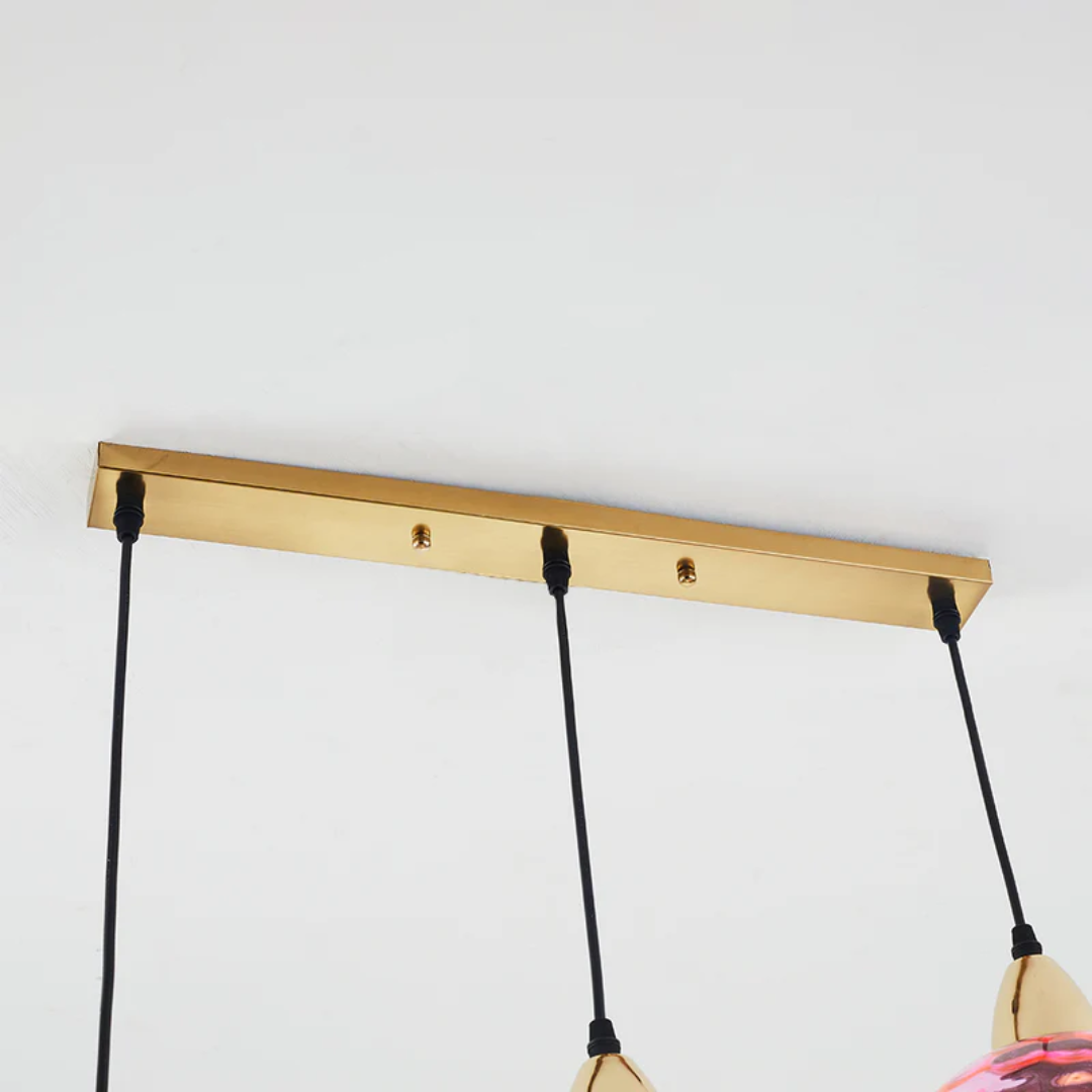 ClusterGlow - Elegante 3-Lamp Hanglamp voor Sfeerverlichting