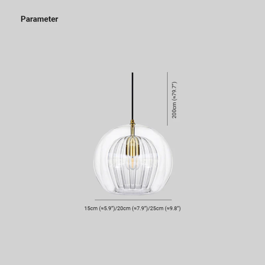 AuroraSphere - Elegante Bolvormige LED Hanglamp