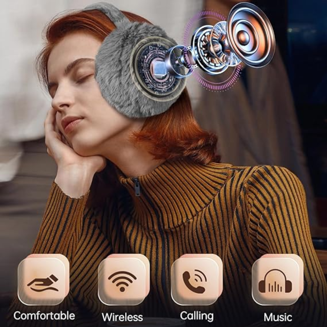 CozyGrooves - Warme Bluetooth Oorwarmers voor de Winter