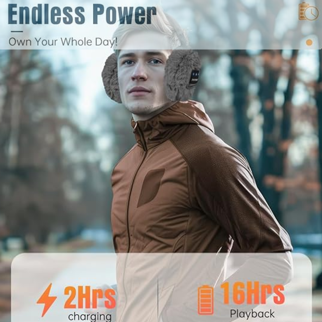 CozyGrooves - Warme Bluetooth Oorwarmers voor de Winter