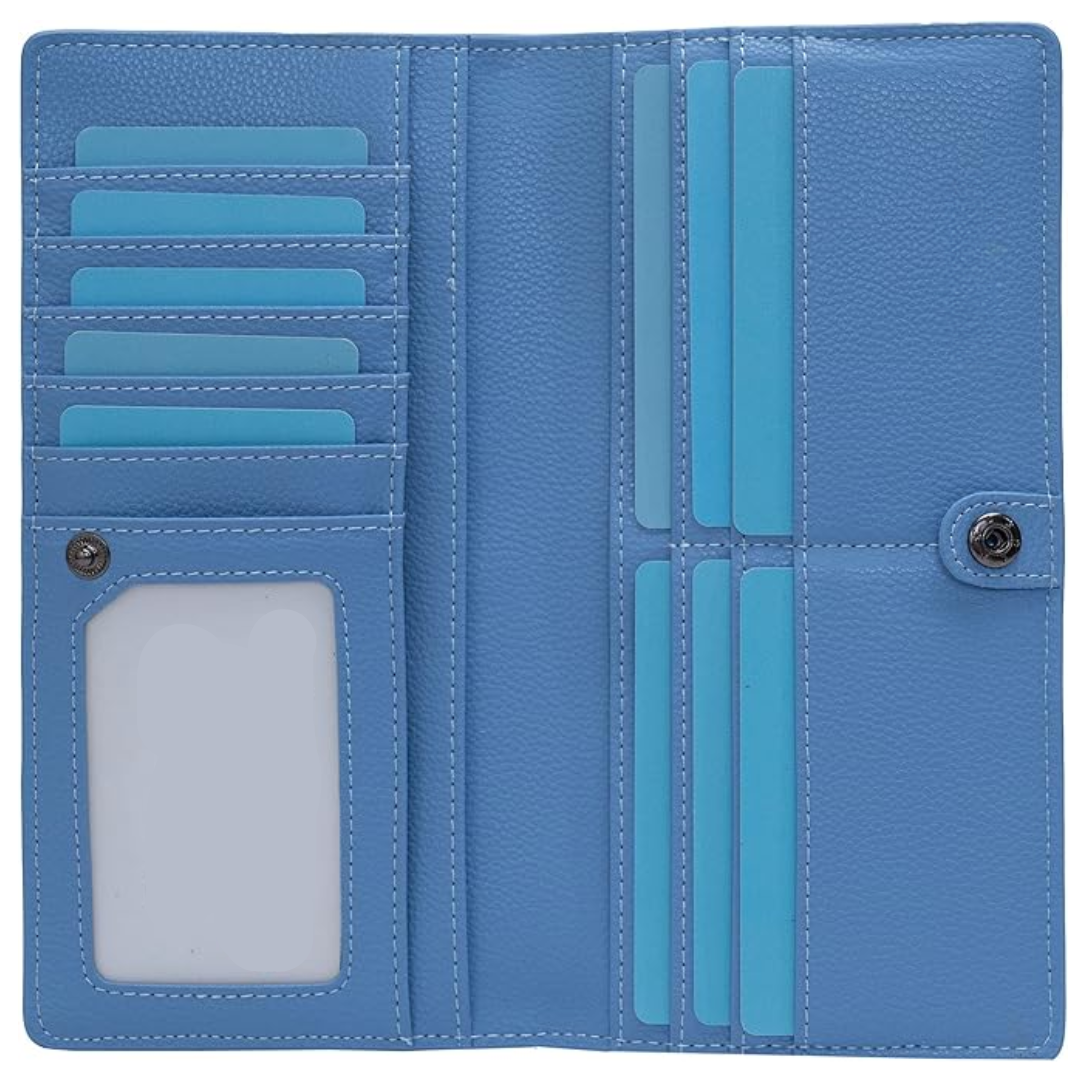 Renée Wallet - Ultra-dunne RFID Leren Portemonnee