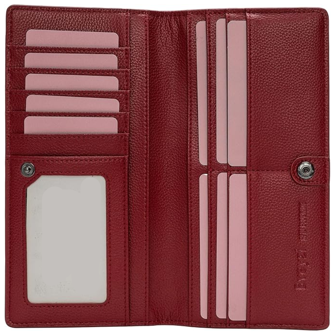 Renée Wallet - Ultra-dunne RFID Leren Portemonnee