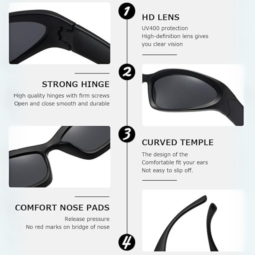 SwiftWrap - Polariserende Zonnebril voor Sport