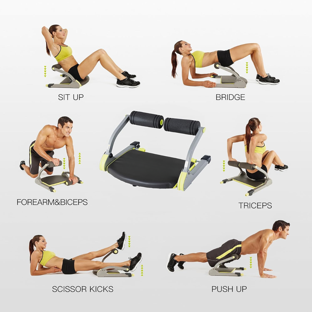 CoreMax - Compacte Ab Crunch Trainer voor Thuis