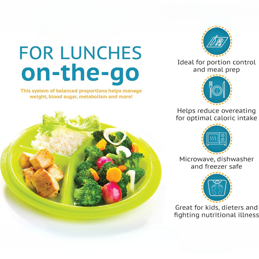 PortionMaster - Handig Reisvriendelijk Portiecontrole Bord