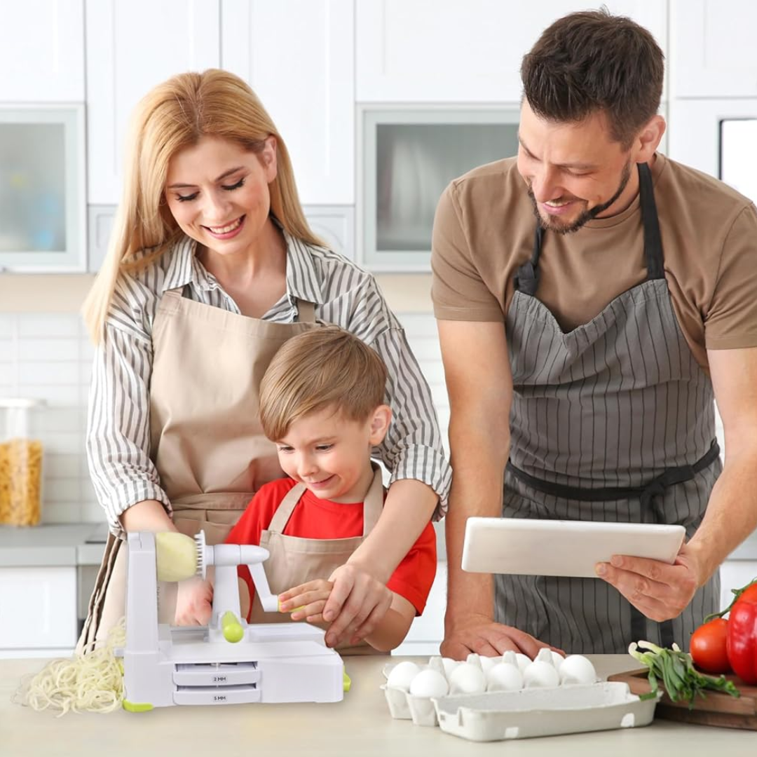 SpiralSlice – 5-Delige Robuuste Groentesnijder