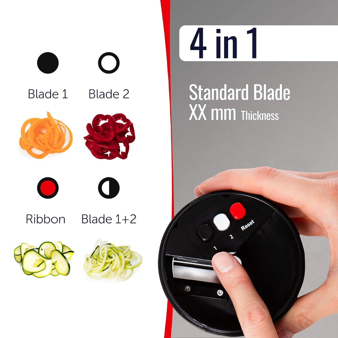 SpiralMaster - RVS Groentesnijder voor Perfecte Reepjes