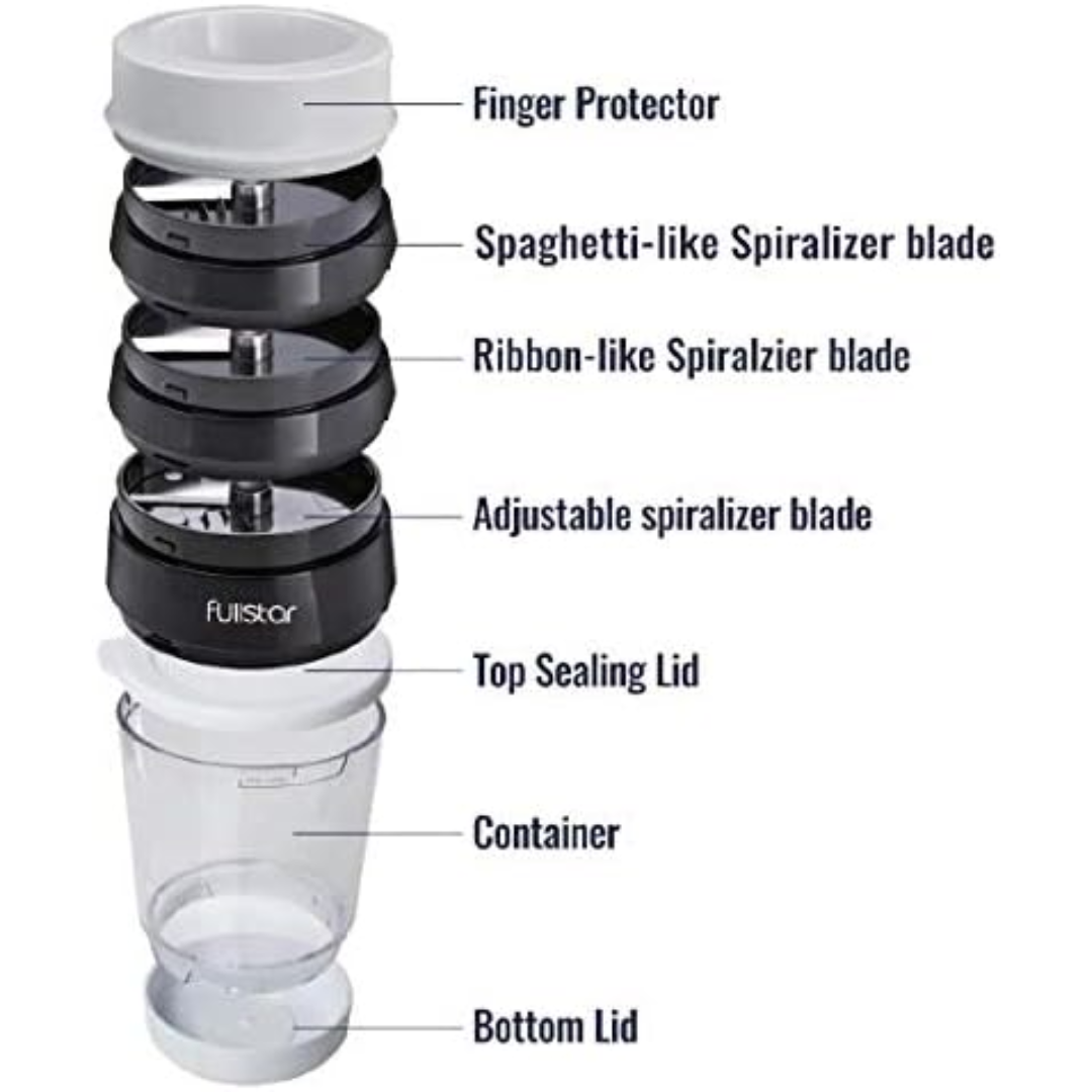 SpiralMaster - RVS Groentesnijder voor Perfecte Reepjes