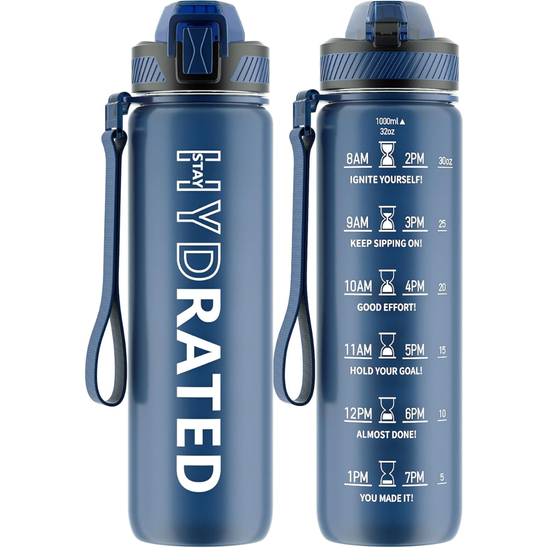 HydraFlow – Motiverende Sportfles met Rietje