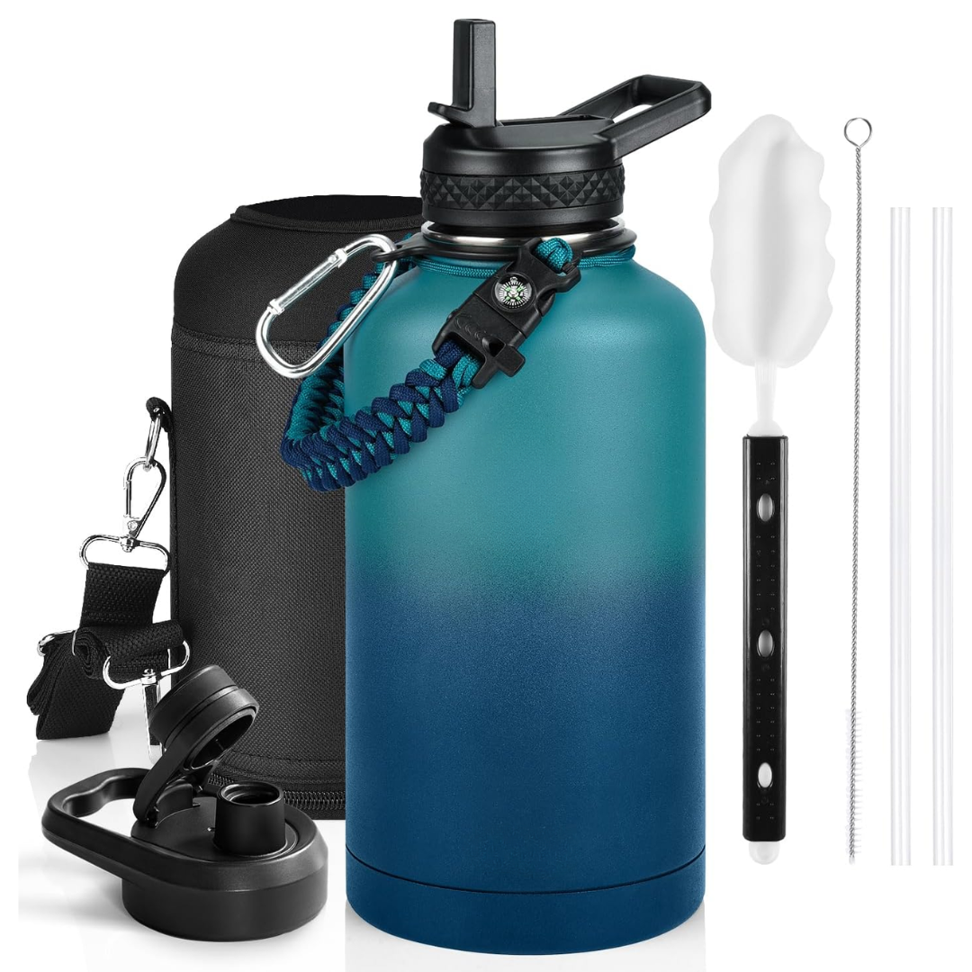 HydraPure – Duurzame Waterfles met Paracord Handvat