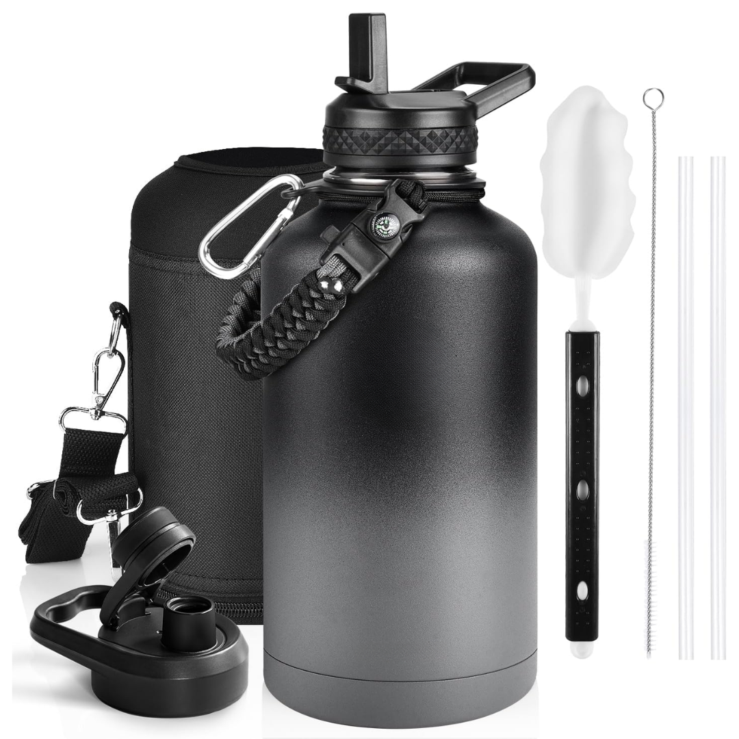 HydraPure – Duurzame Waterfles met Paracord Handvat