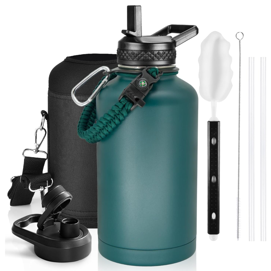 HydraPure – Duurzame Waterfles met Paracord Handvat