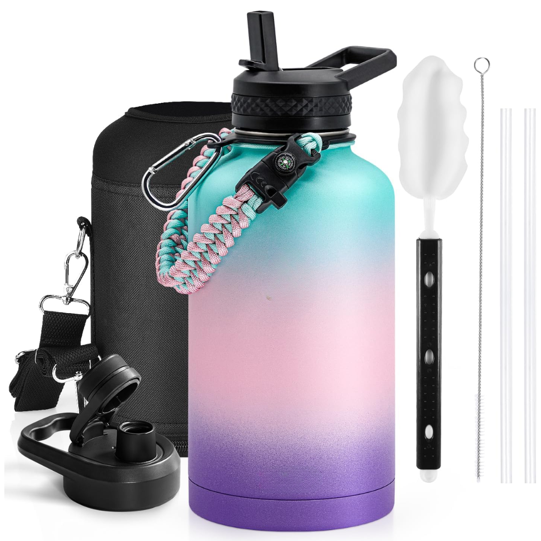 HydraPure – Duurzame Waterfles met Paracord Handvat