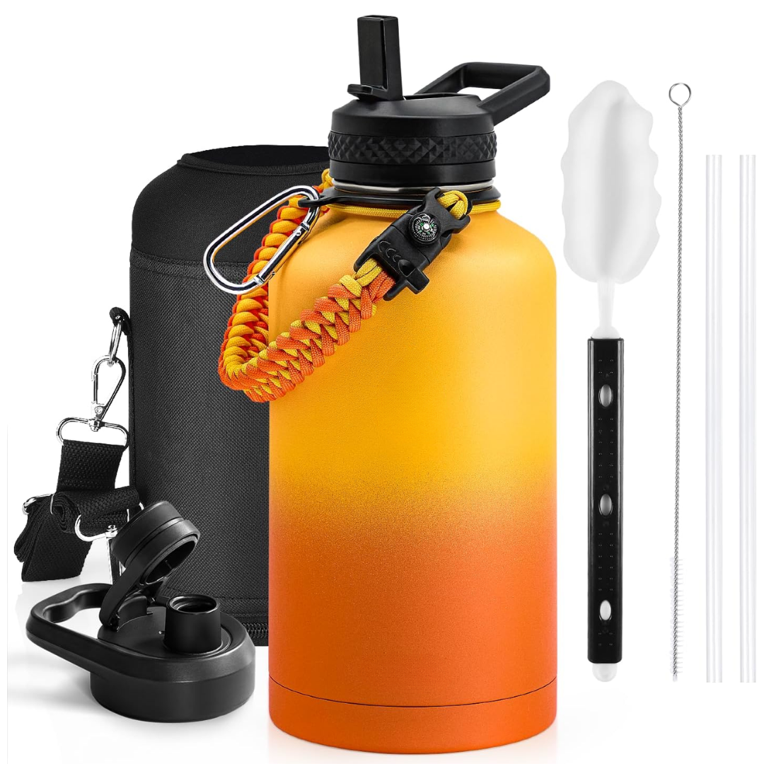 HydraPure – Duurzame Waterfles met Paracord Handvat