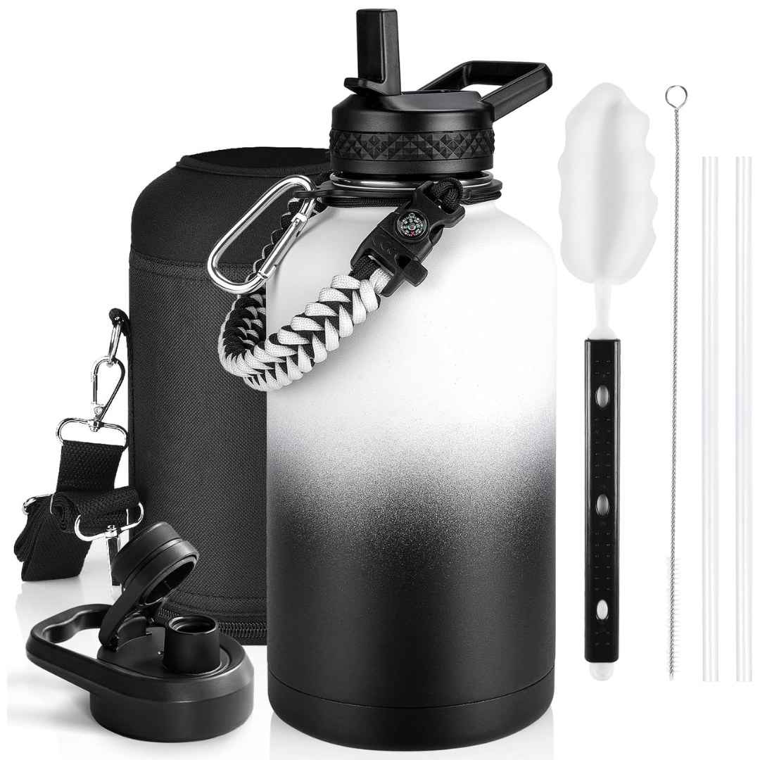 HydraPure – Duurzame Waterfles met Paracord Handvat