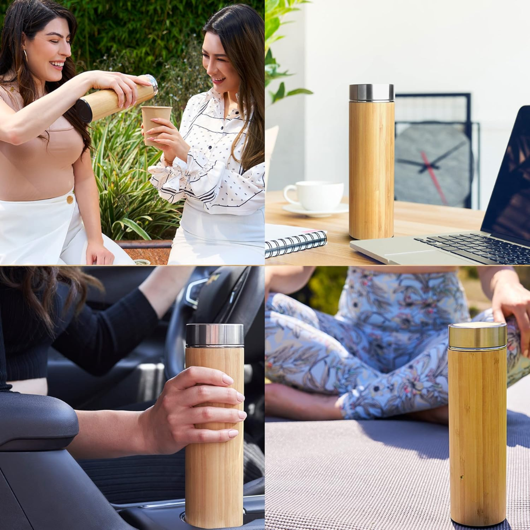 TeaFusion - Luxe Bamboe Thee Fles 500ml