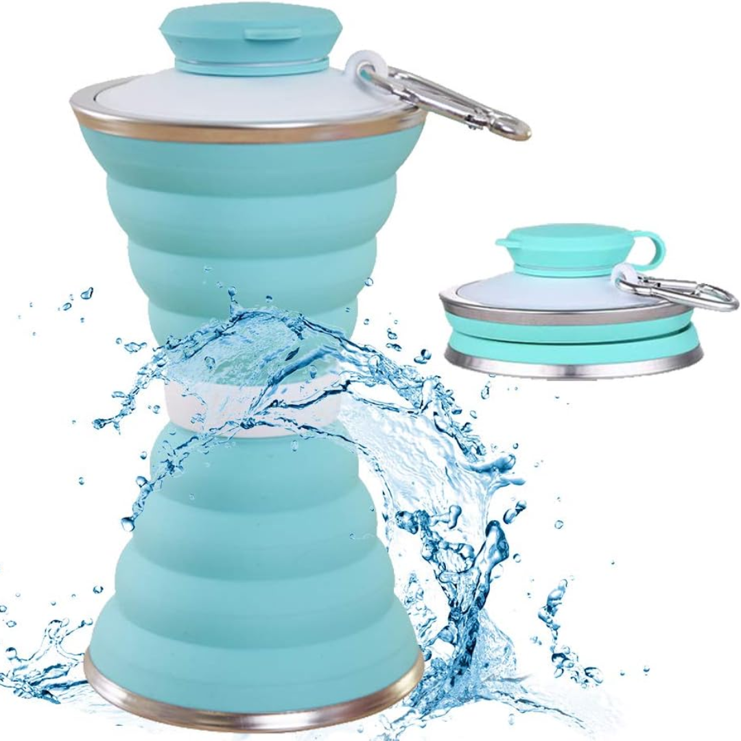HydroFold - Handige Inklapbare Waterfles met Haak