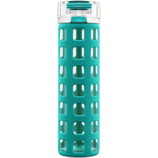 PureSip – Duurzame Glazen Waterfles met Flipdeksel