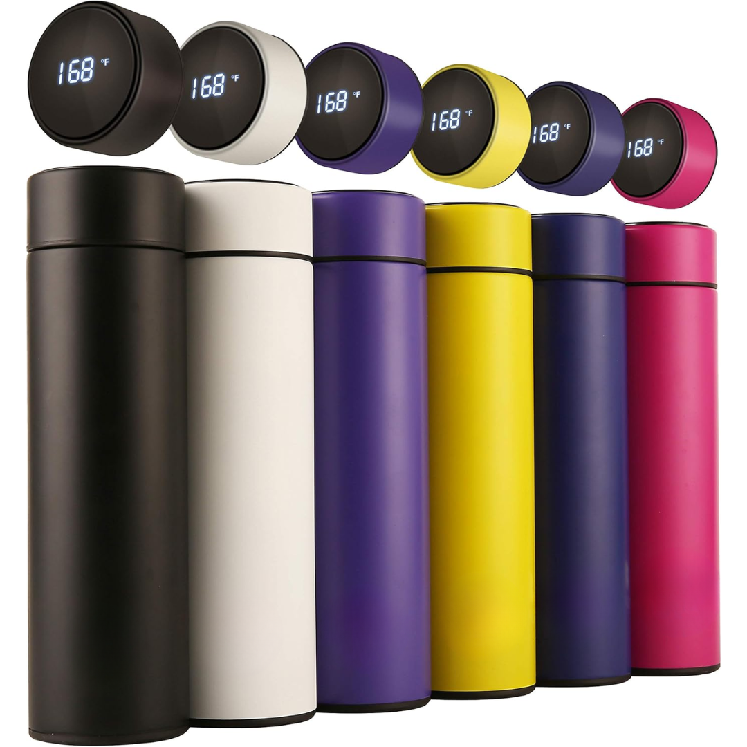 ThermoGlow - Slimme Geïsoleerde Fles met LED Display