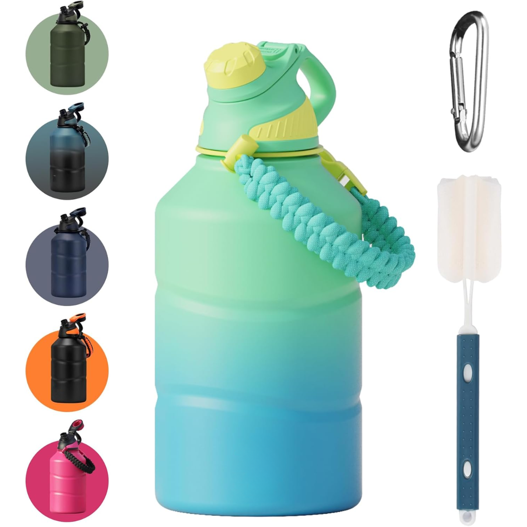 HydroGuard - Geïsoleerde Waterfles 1.9L met Magneetdeksel