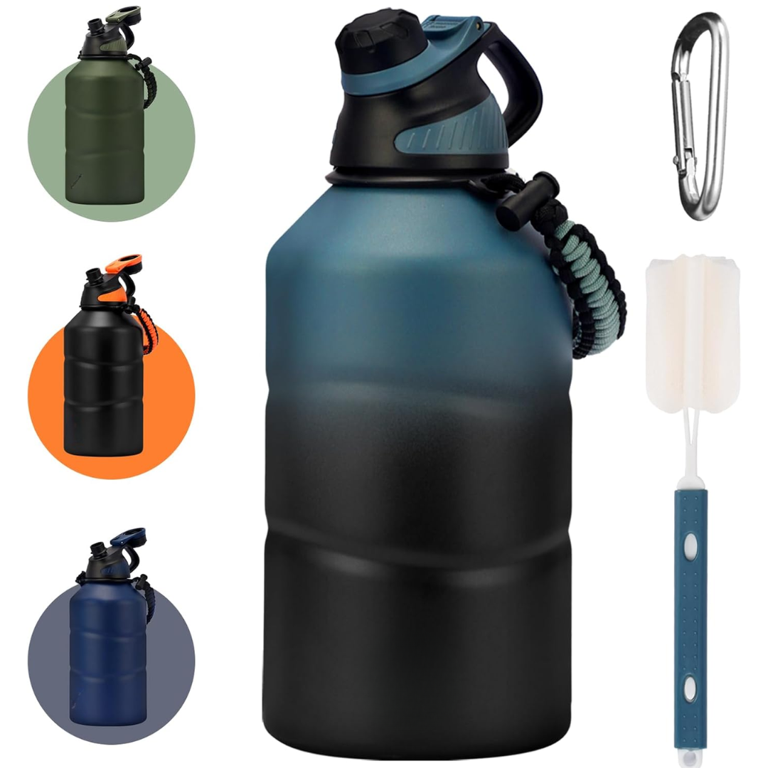 HydroGuard - Geïsoleerde Waterfles 1.9L met Magneetdeksel